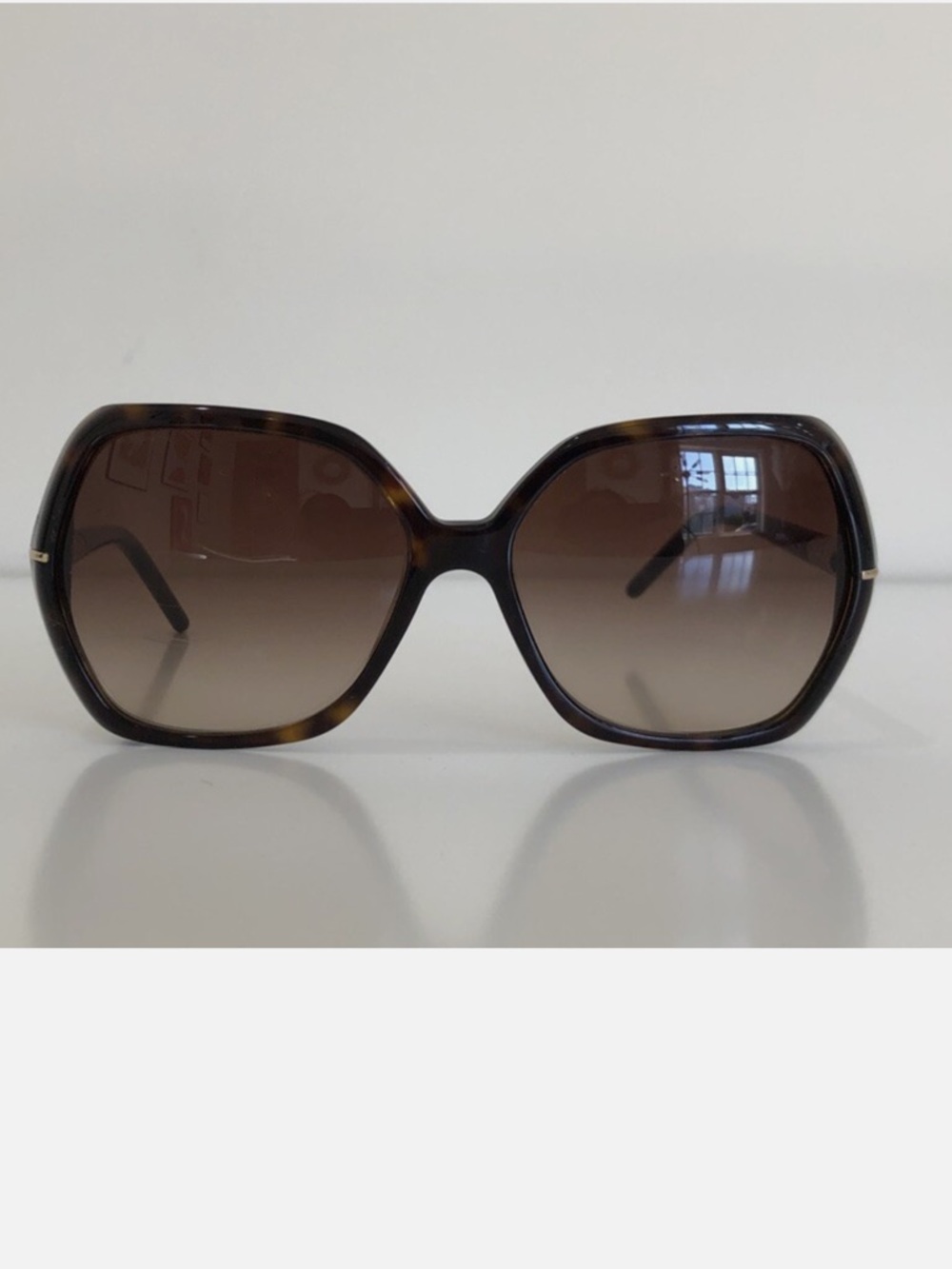 Burberry Brown Gradient Oversized Sunglasses